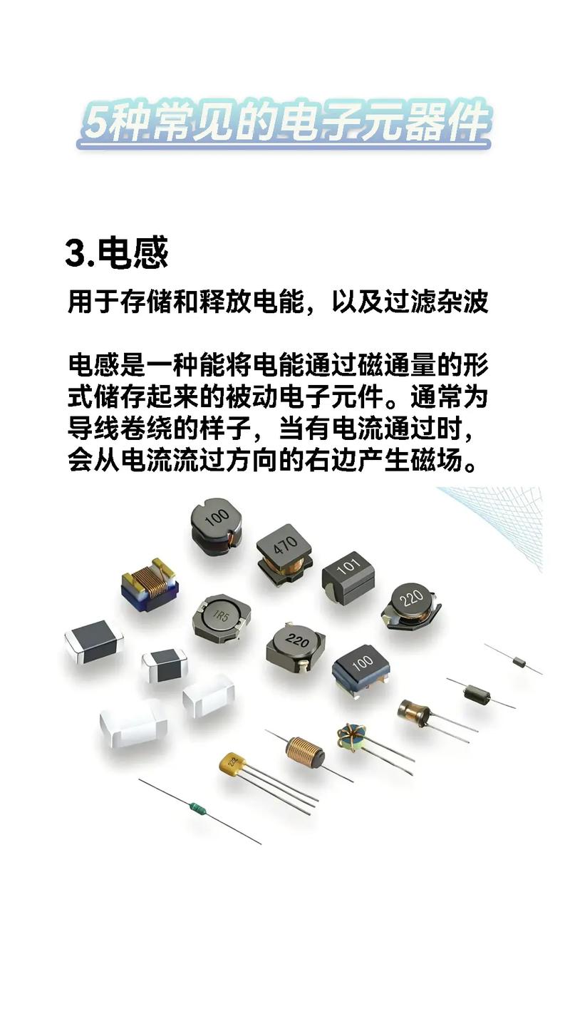5种常见电子元器件特性及分类